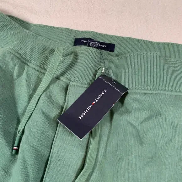 Tommy Hilfiger Pants Mens Size Large‎ Green Sweat Pant Joggers Cotton Blend NEW - Picture 3 of 9
